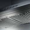 Low Canopy Range Hood Extraction, 90cm RHWM-1 EXT, Stainless Steel Finish, 90cm, 900 m3/h,